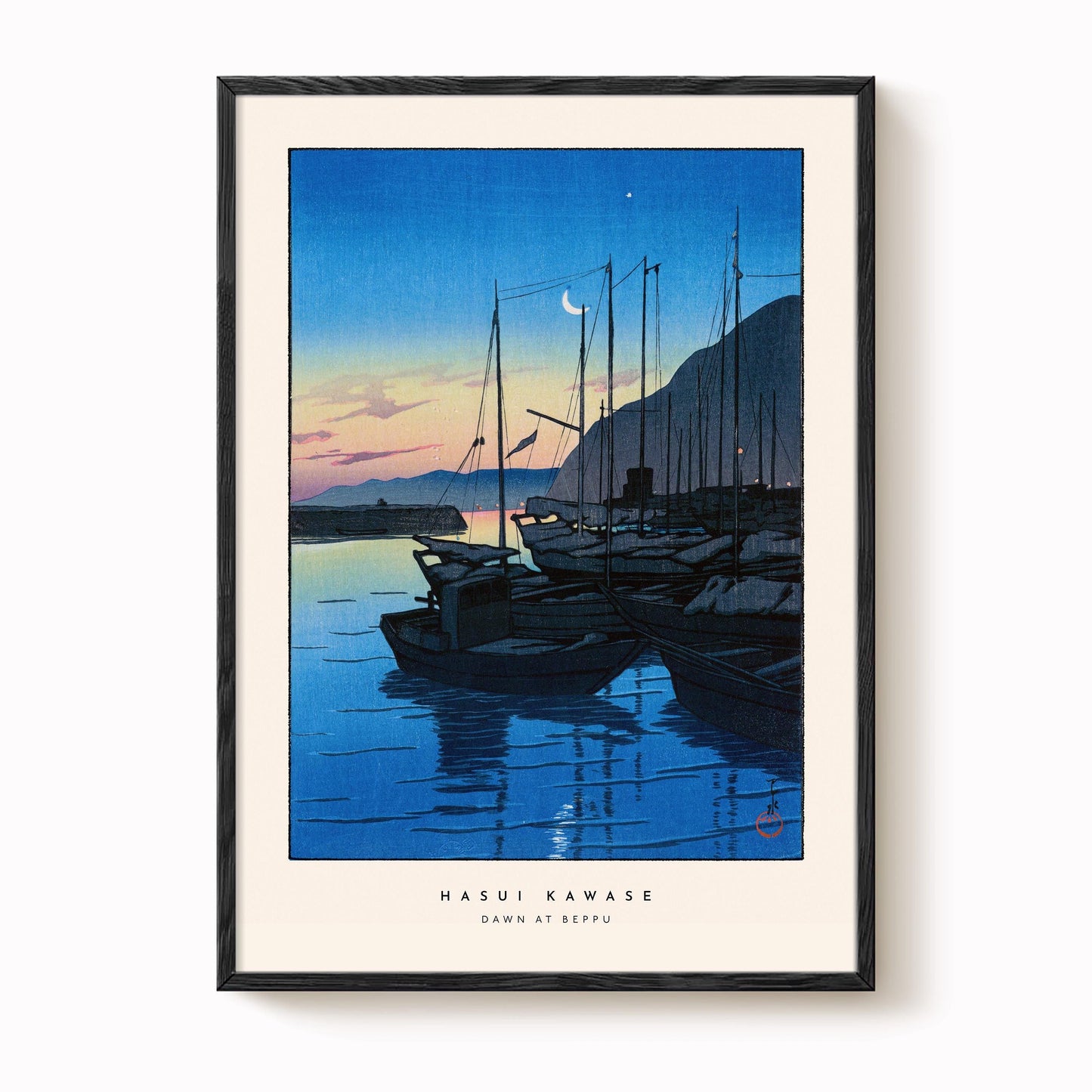 Hasui Kawase - Dawn At Beppu Print