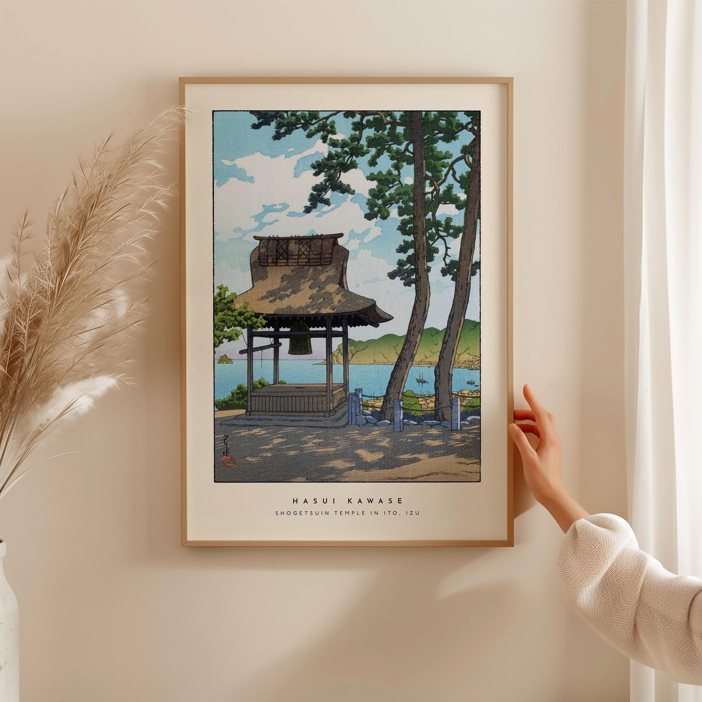 Hasui Kawase - Shogetsuin Temple in Ito, Izu Print