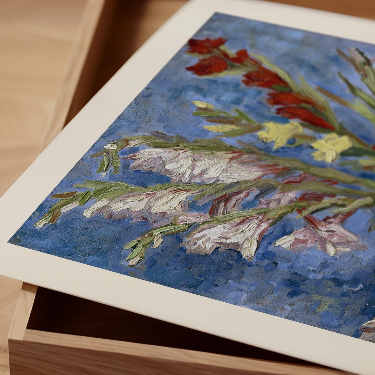 Van Gogh - Vase with Gladioli And China Asters Print
