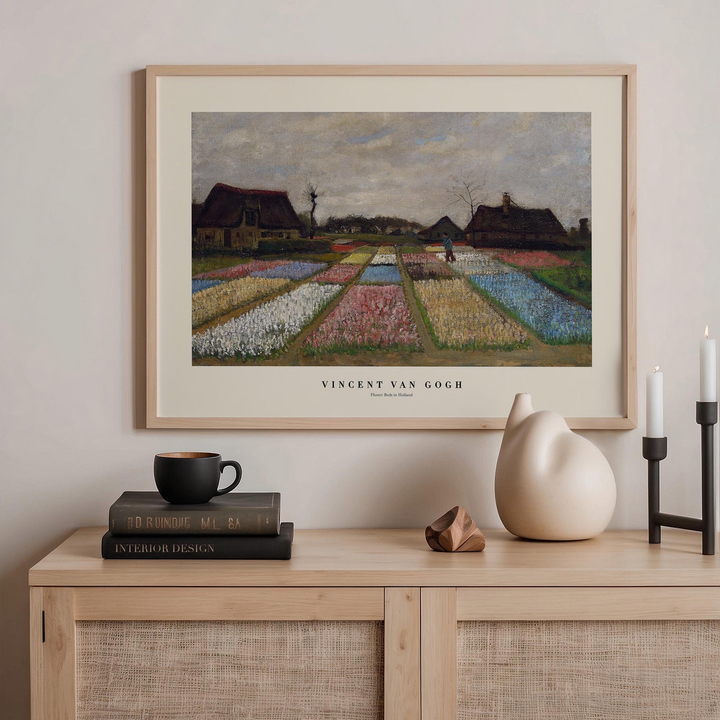 Van Gogh - Flower Beds In Holland Print