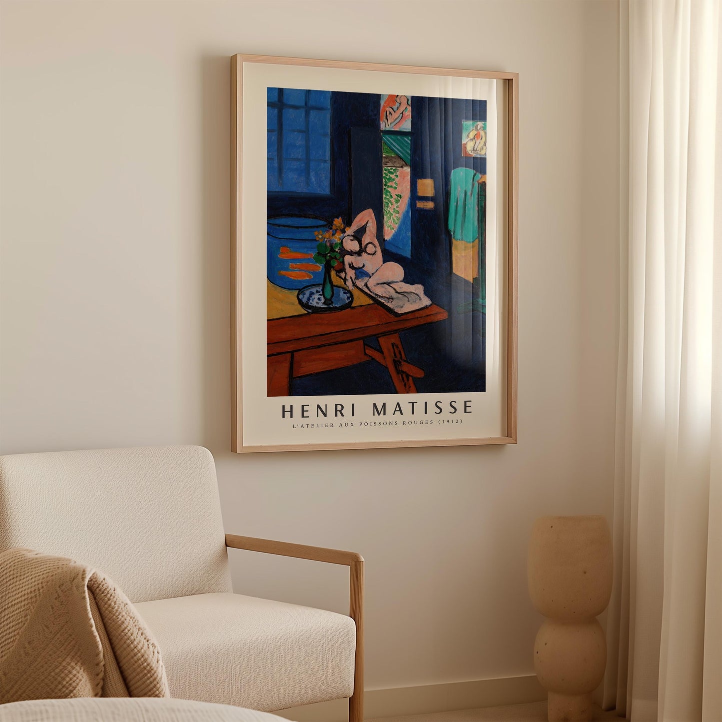 Henri Matisse - Studio with Goldfish Art Print