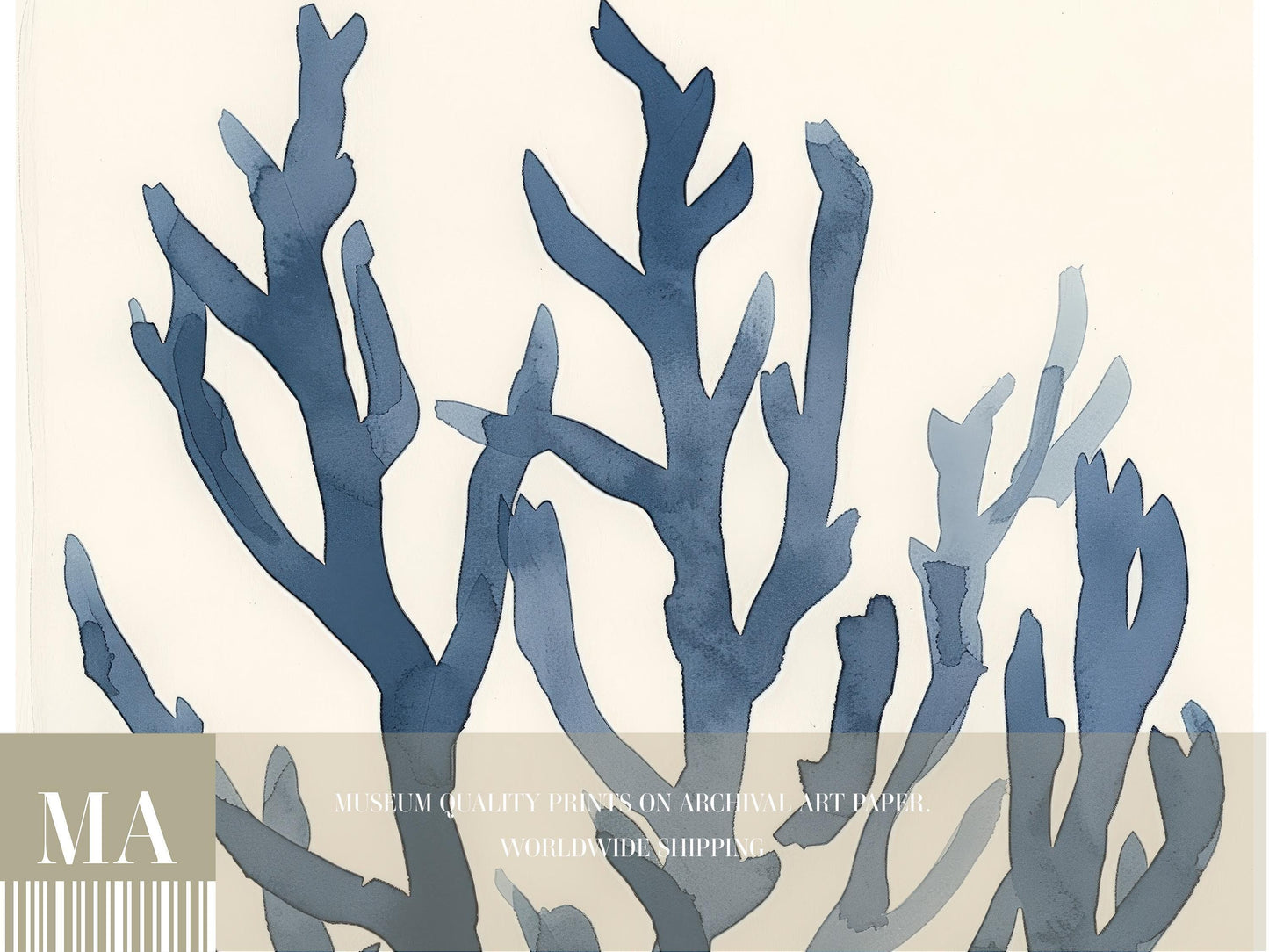 Seaweed Wall Art No 3 Print