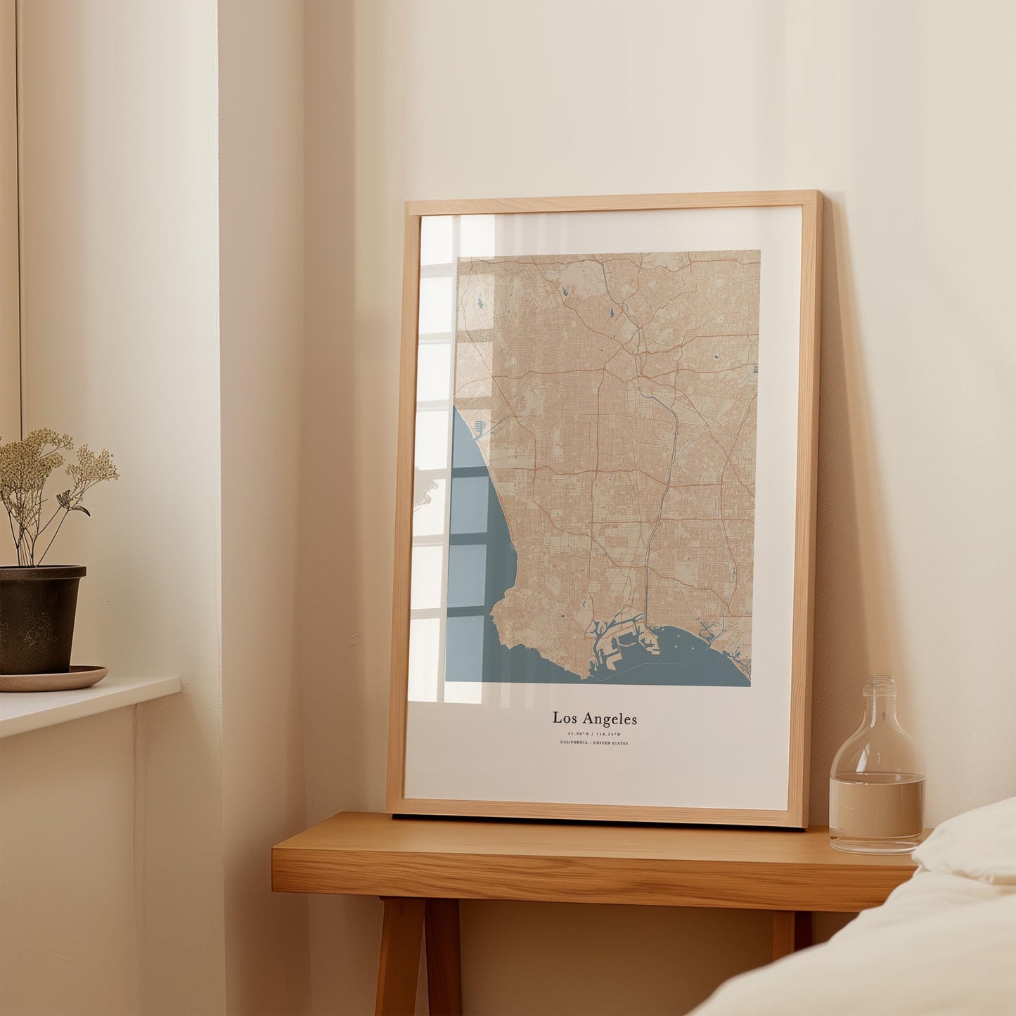 Los Angeles City Map Print