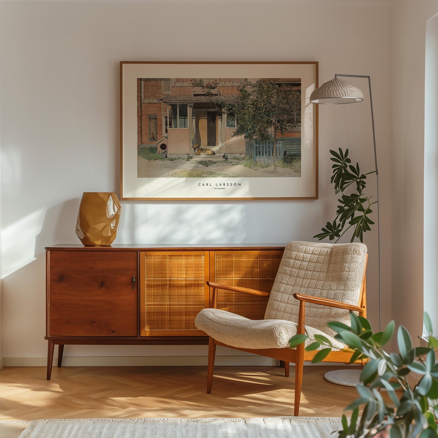 Carl Larsson - The Verandah Print