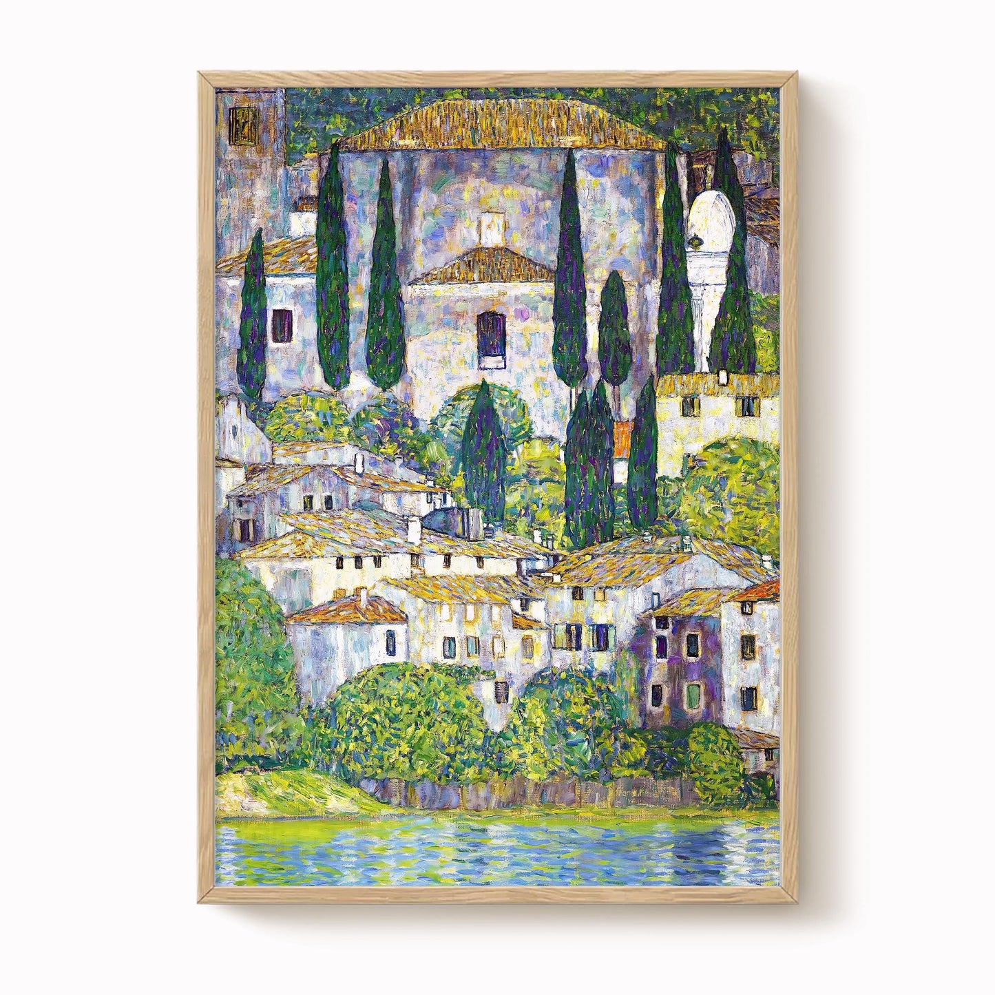 Gustav Klimt - Church in Cassone Print