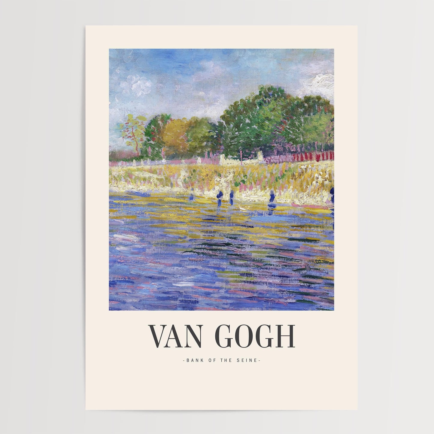 Van Gogh Art - Bank of the Seine Print