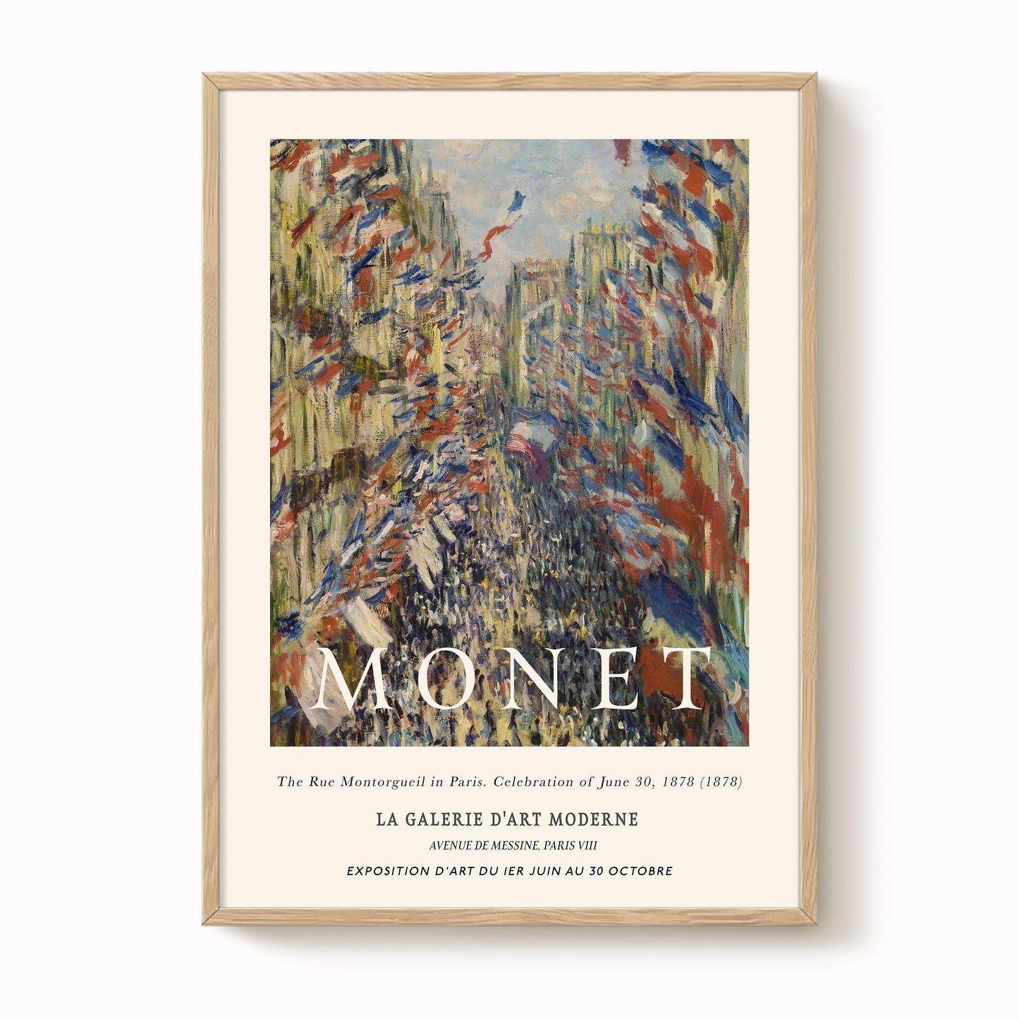 Monet - Paris Celebration Print