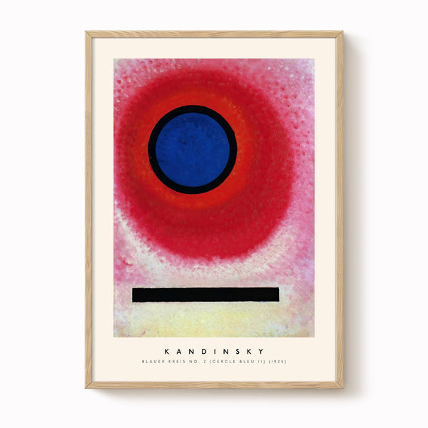 Kandinsky - Blauer Kreis No. 2 (Cercle Bleu Ii) Print