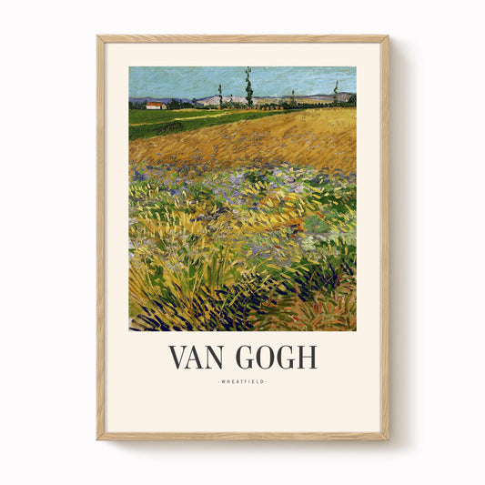 Van Gogh - Wheatfield Print