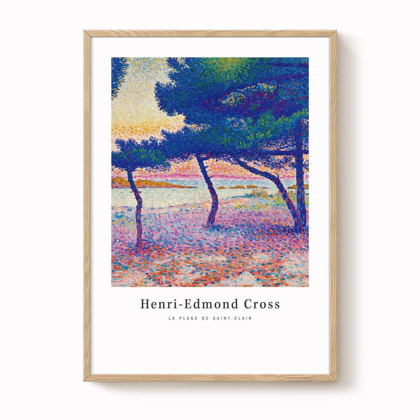 Henri-Edmond Cross - La Plage de Saint Clair Print
