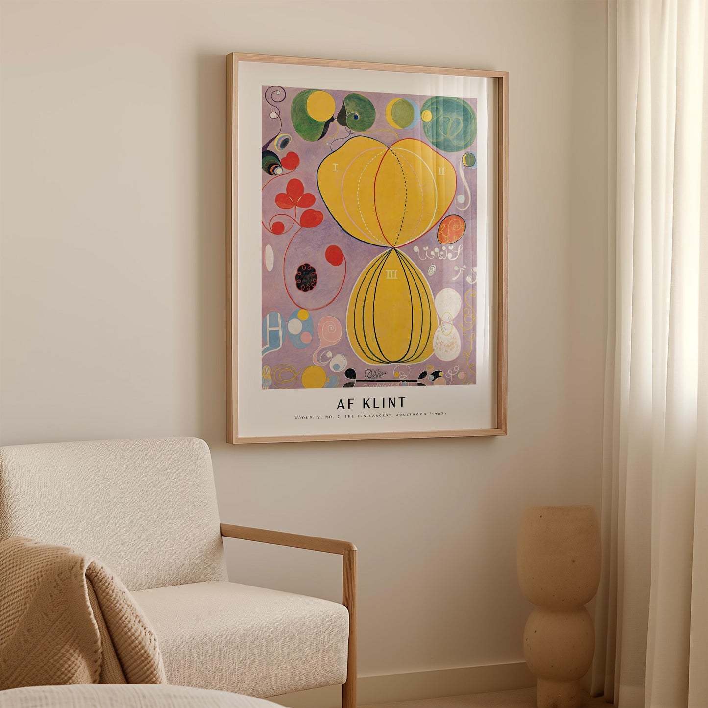 Hilma af Klint - Group IV, No. 7, The Ten Largest, Adulthood Print