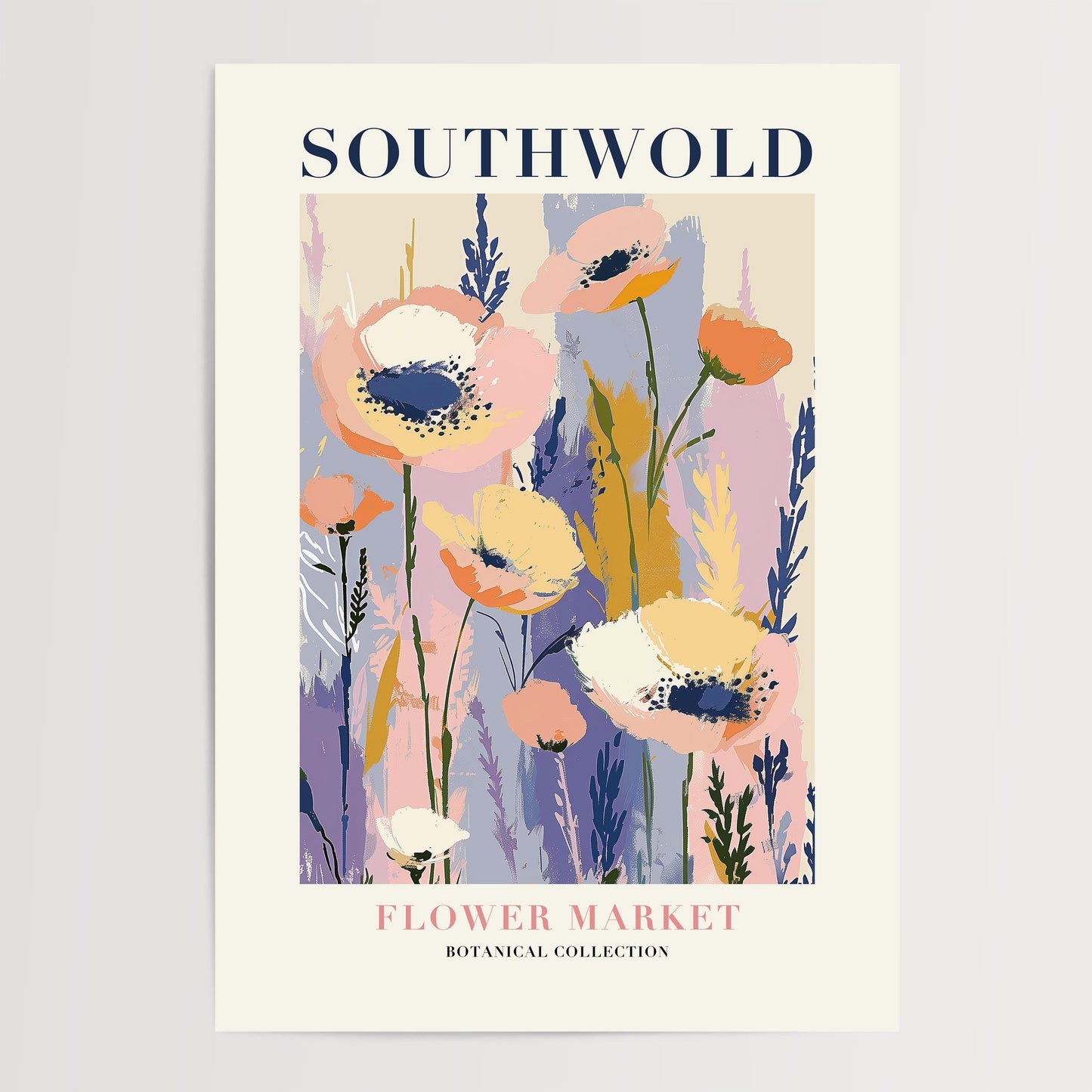 Southwold Flower Market Print