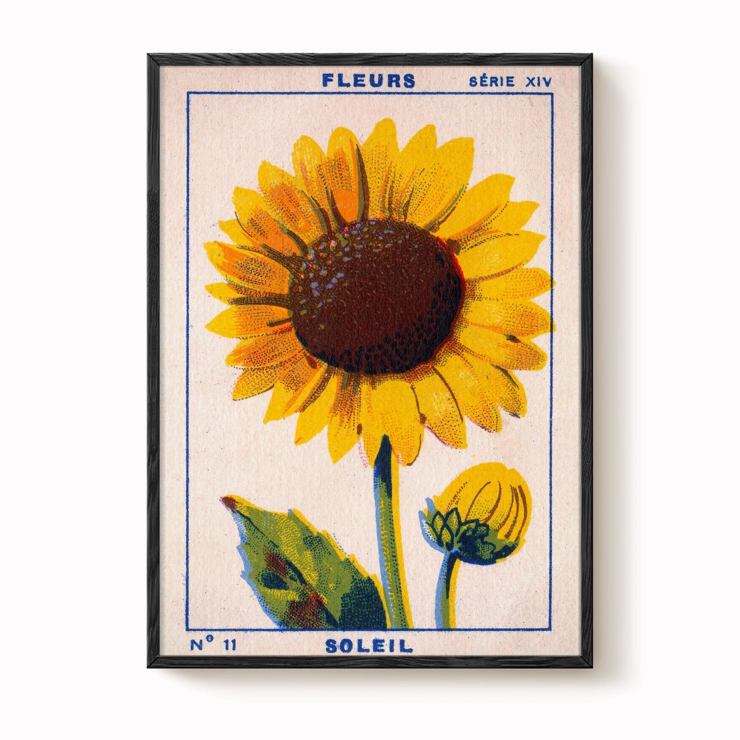 Vintage Sunflower Print