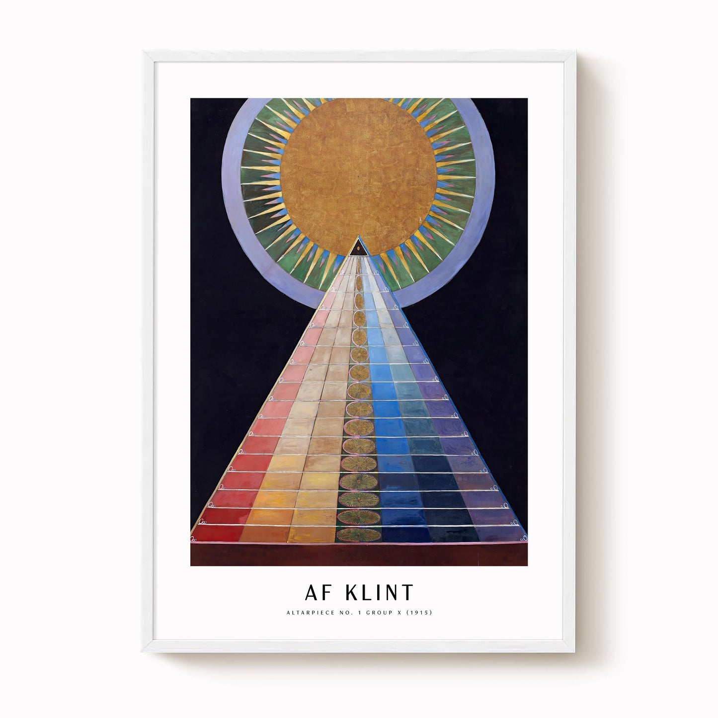 Hilma af Klint -  Altarpiece No. 1 Group X Print