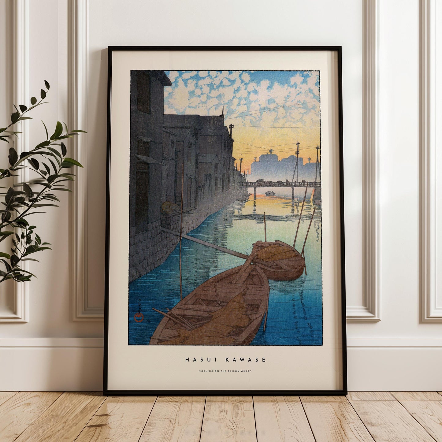 Hasui Kawase - Daikon Wharf Print