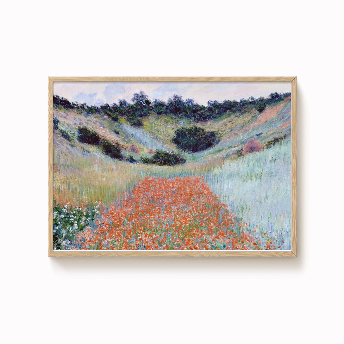 Monet - Poppy Field Print