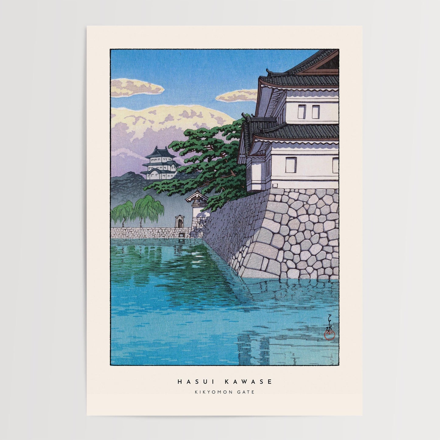 Hasui Kawase - Kikyomon Gate Print