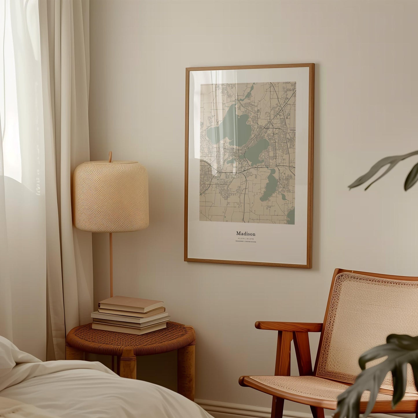Madison City Map Print