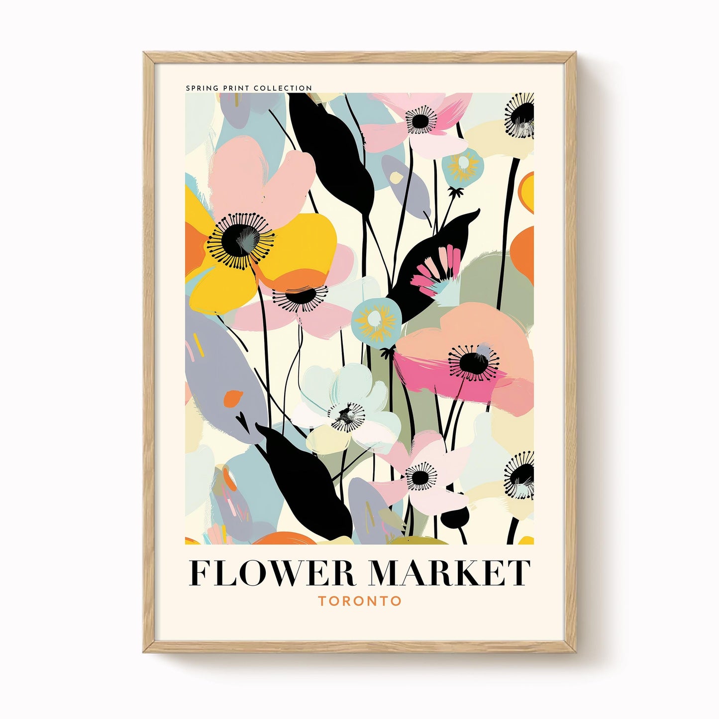 Toronto Flower Market Print