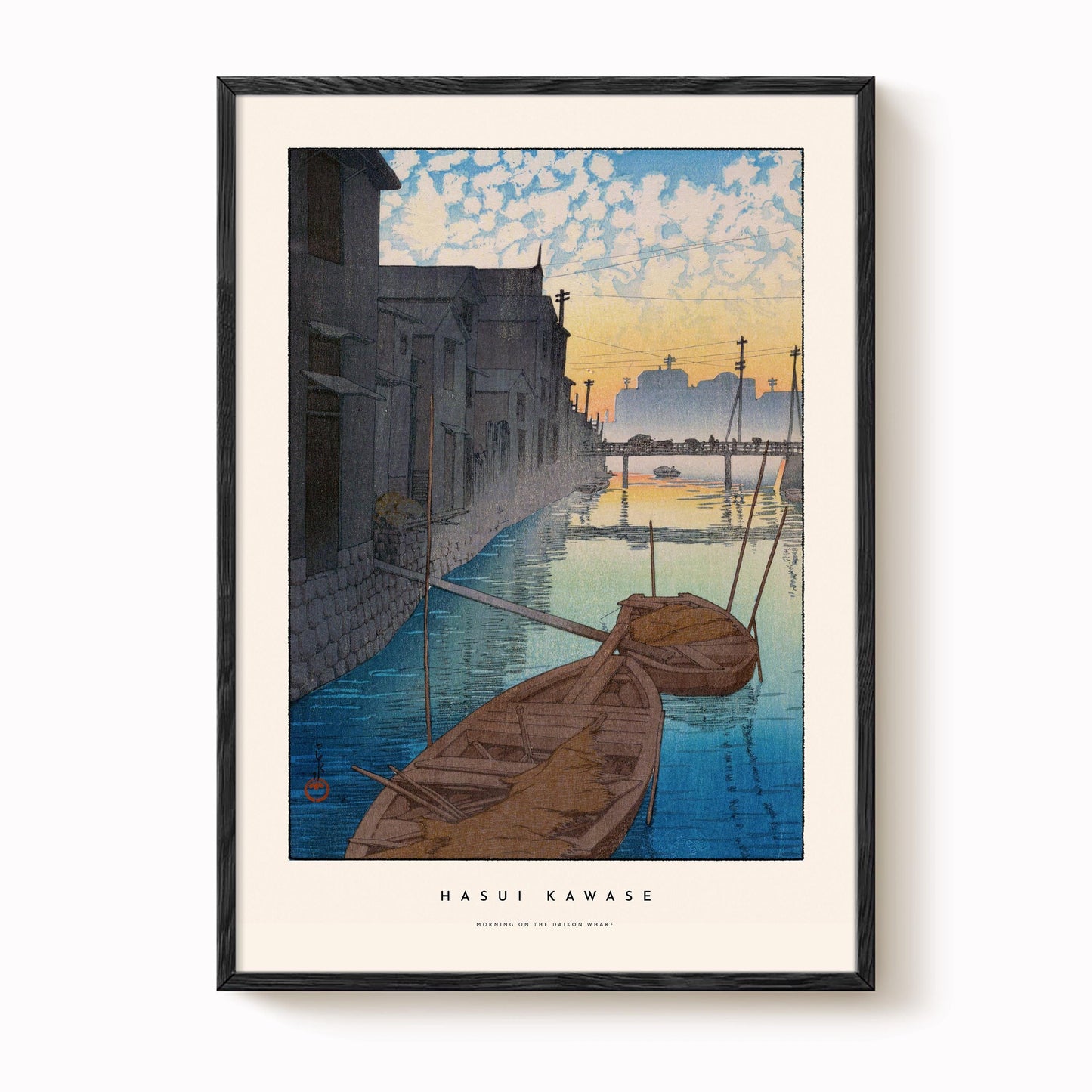 Hasui Kawase - Daikon Wharf Print