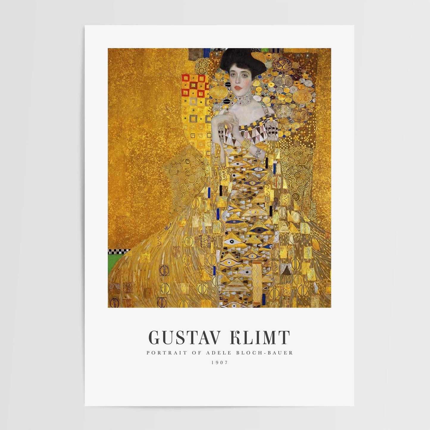 Gustav Klimt - Adele Bloch Bauer Print