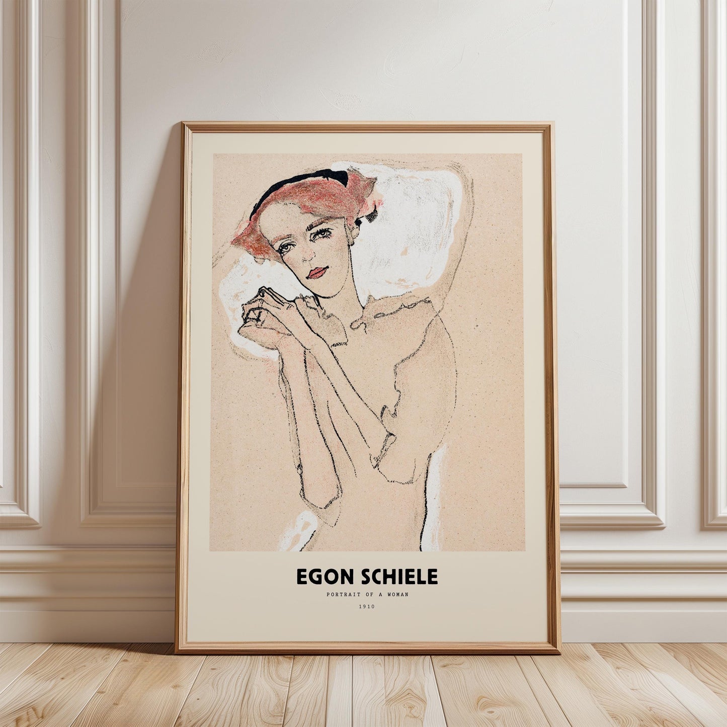 Egon Schiele - No. 288: Portrait of a Young Woman Print