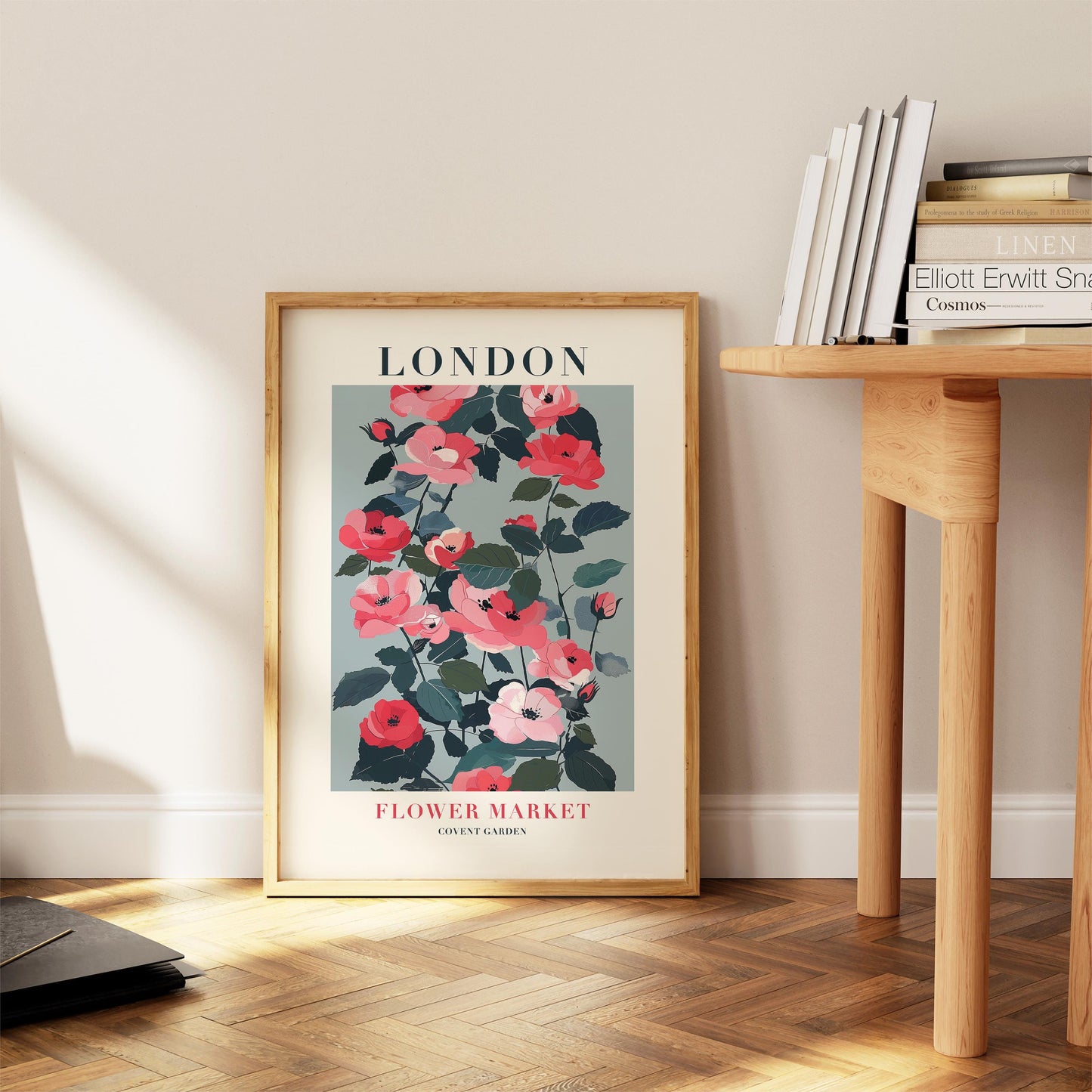 London Flower Market Print