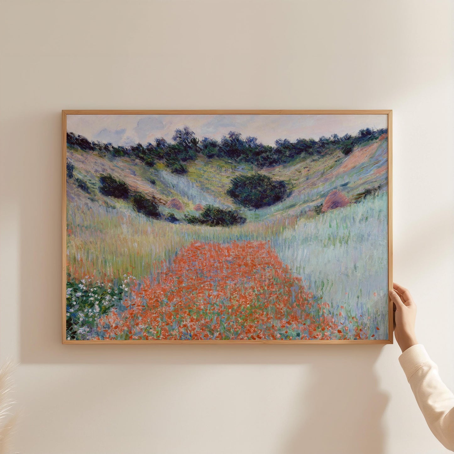 Monet - Poppy Field Print