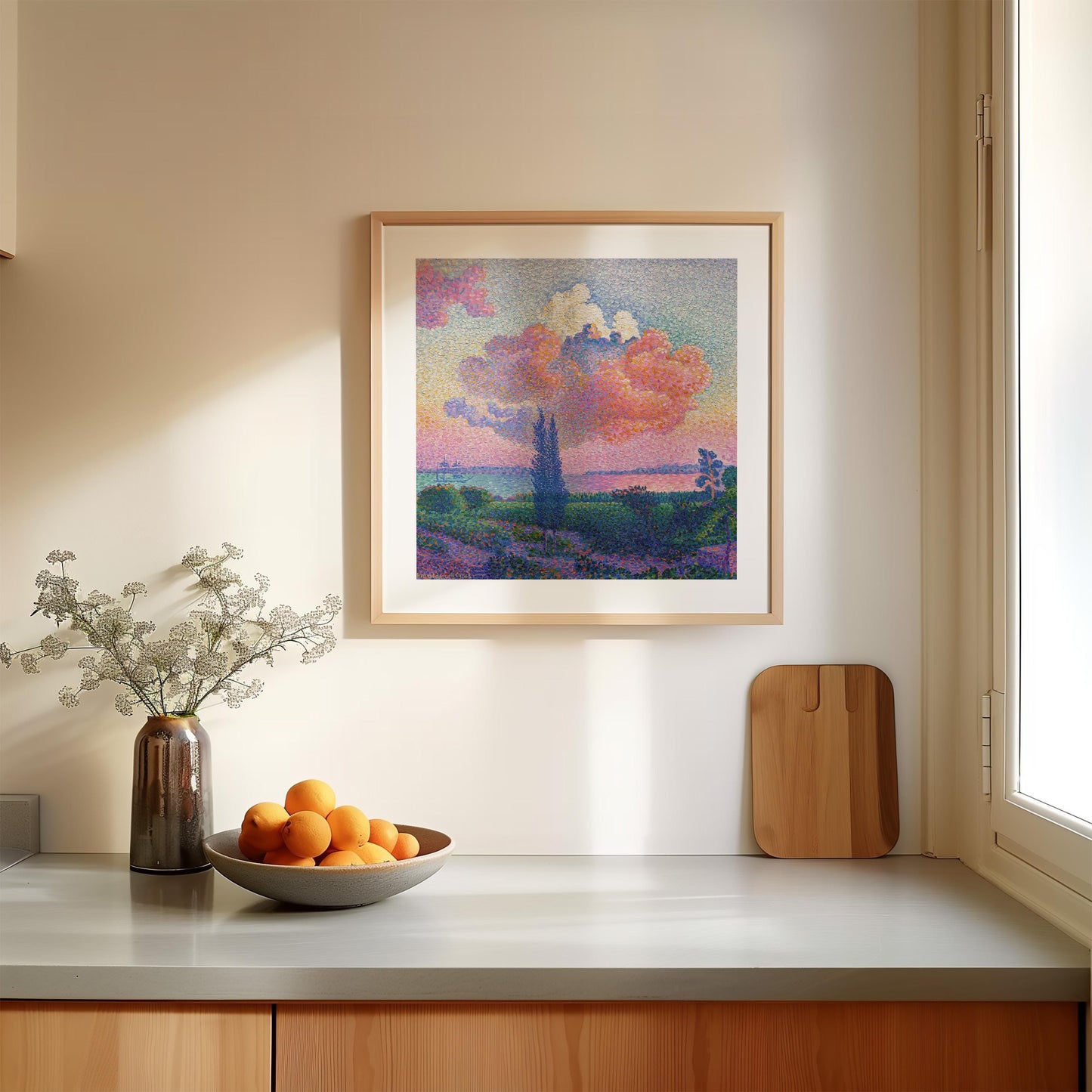 Henri-Edmond Cross - The Pink Cloud Print