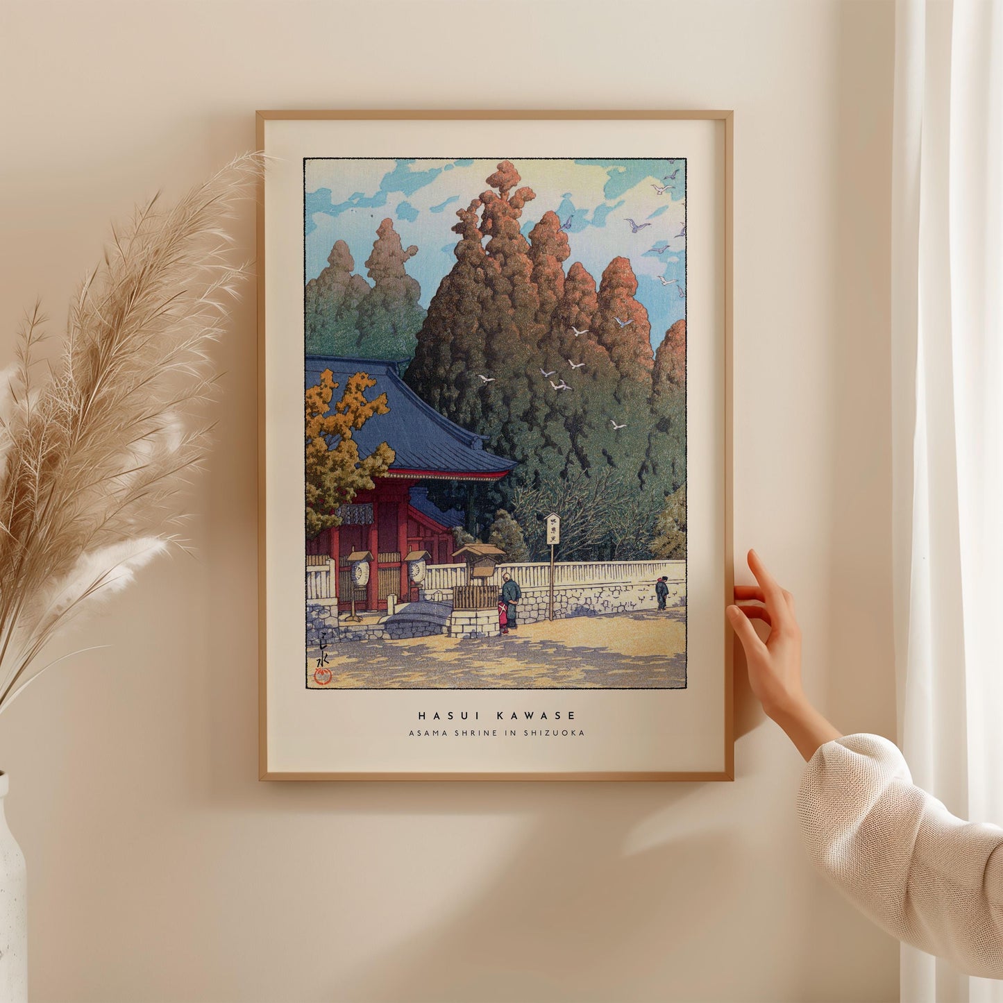 Hasui Kawase - Asama Shrine in Shizuoka Print