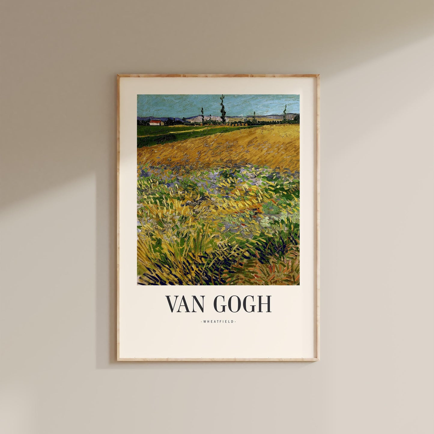 Van Gogh - Wheatfield Print
