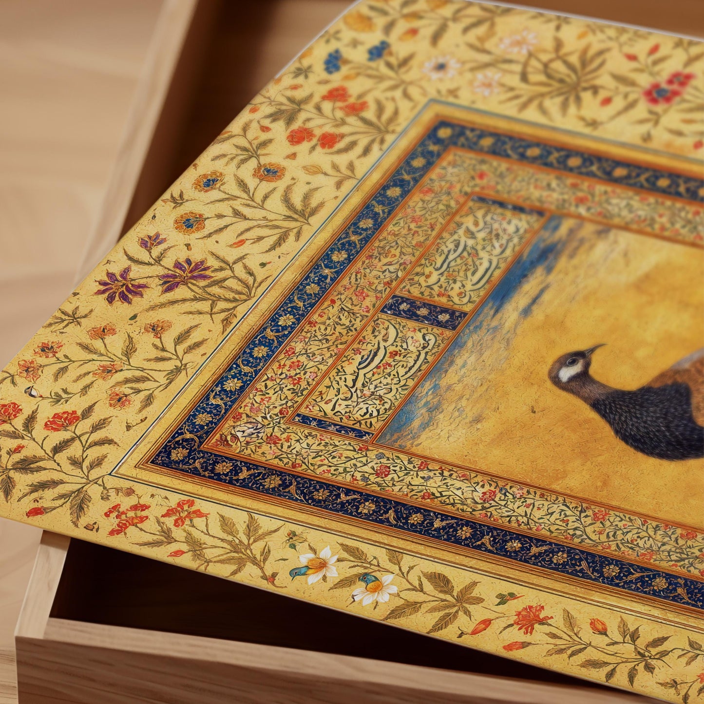 Mughal Black Francolin Print