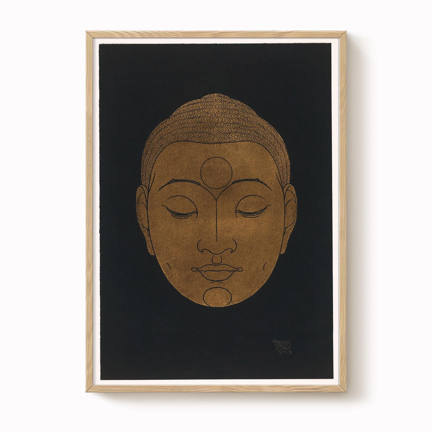 Reijer Stolk - Head of Buddha Print