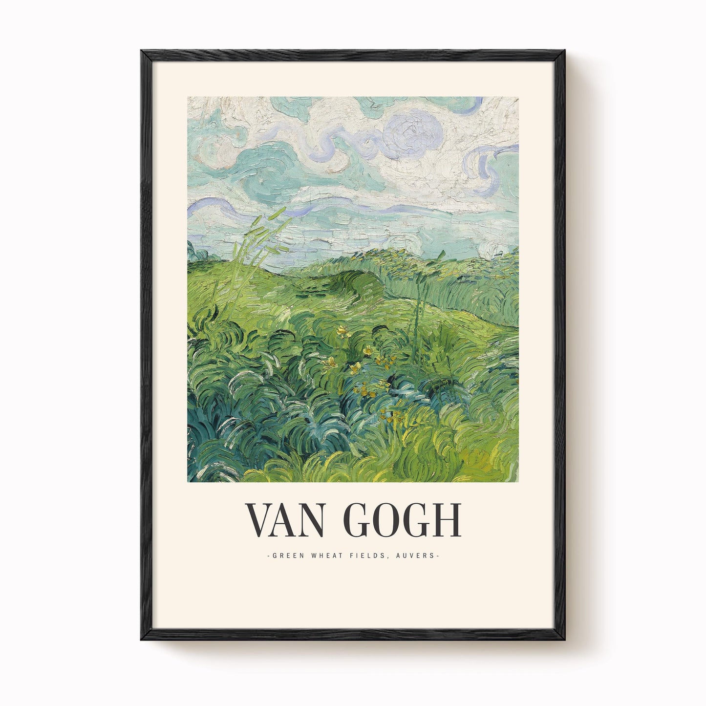 Van Gogh - Green Wheat Fields Print