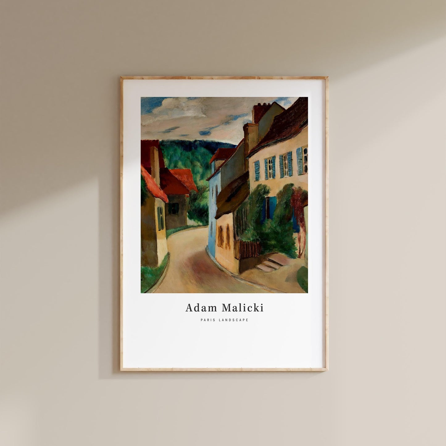 Adam Malicki - Paris Landscape Print