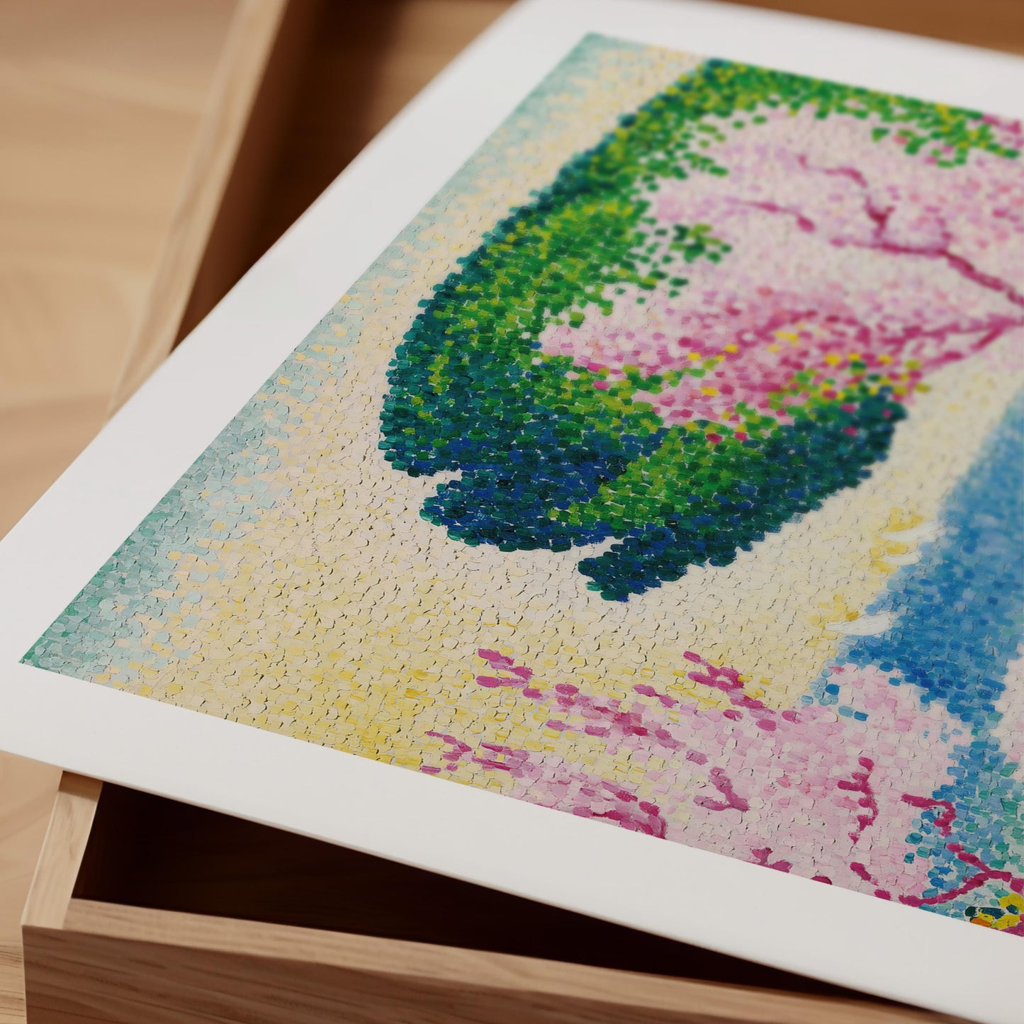 Henri-Edmond Cross - Printemps Rose, Pink Spring Print