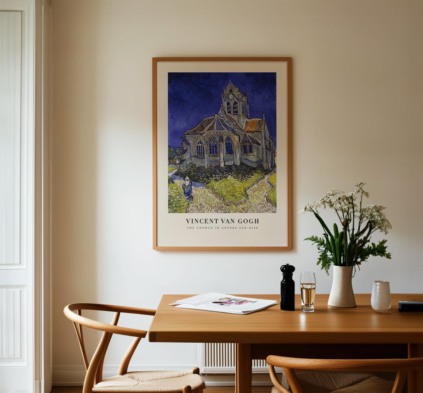 Van Gogh - The Church in Auvers-Sur-Oise Print