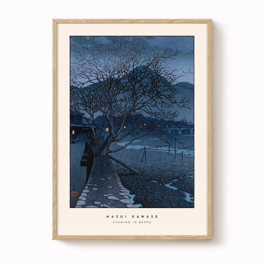 Hasui Kawase - Evening In Beppu Print