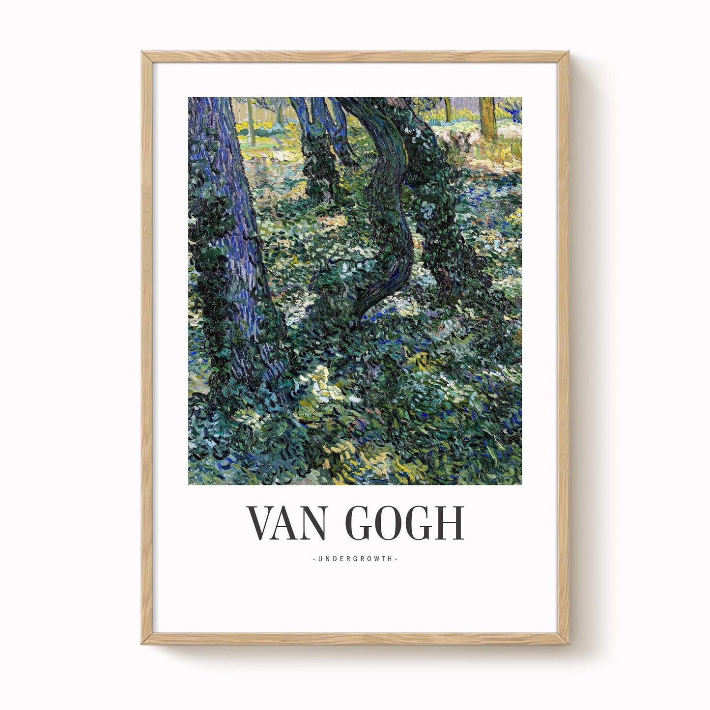 Van Gogh - Undergrowth Print