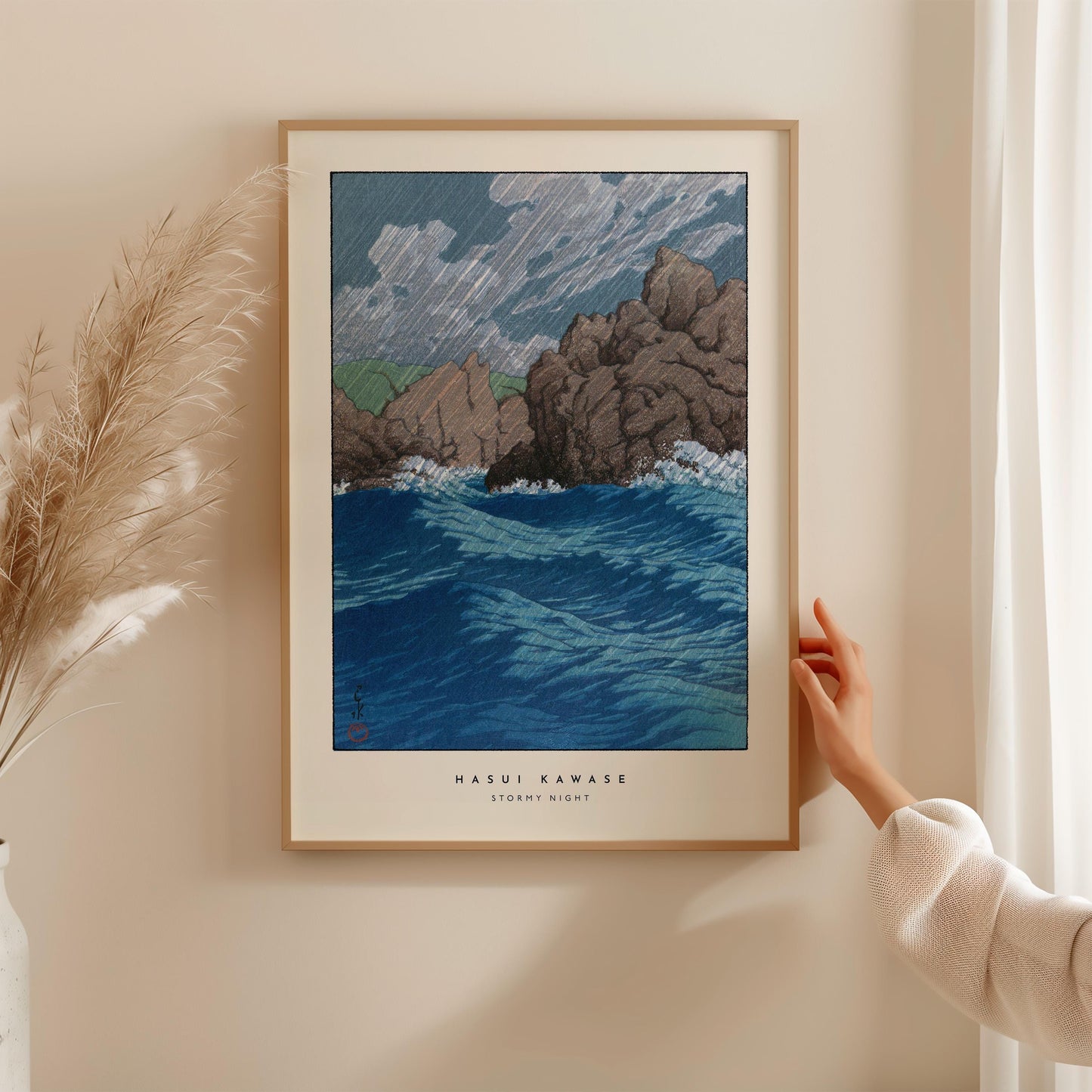 Hasui Kawase - Stormy Night Print