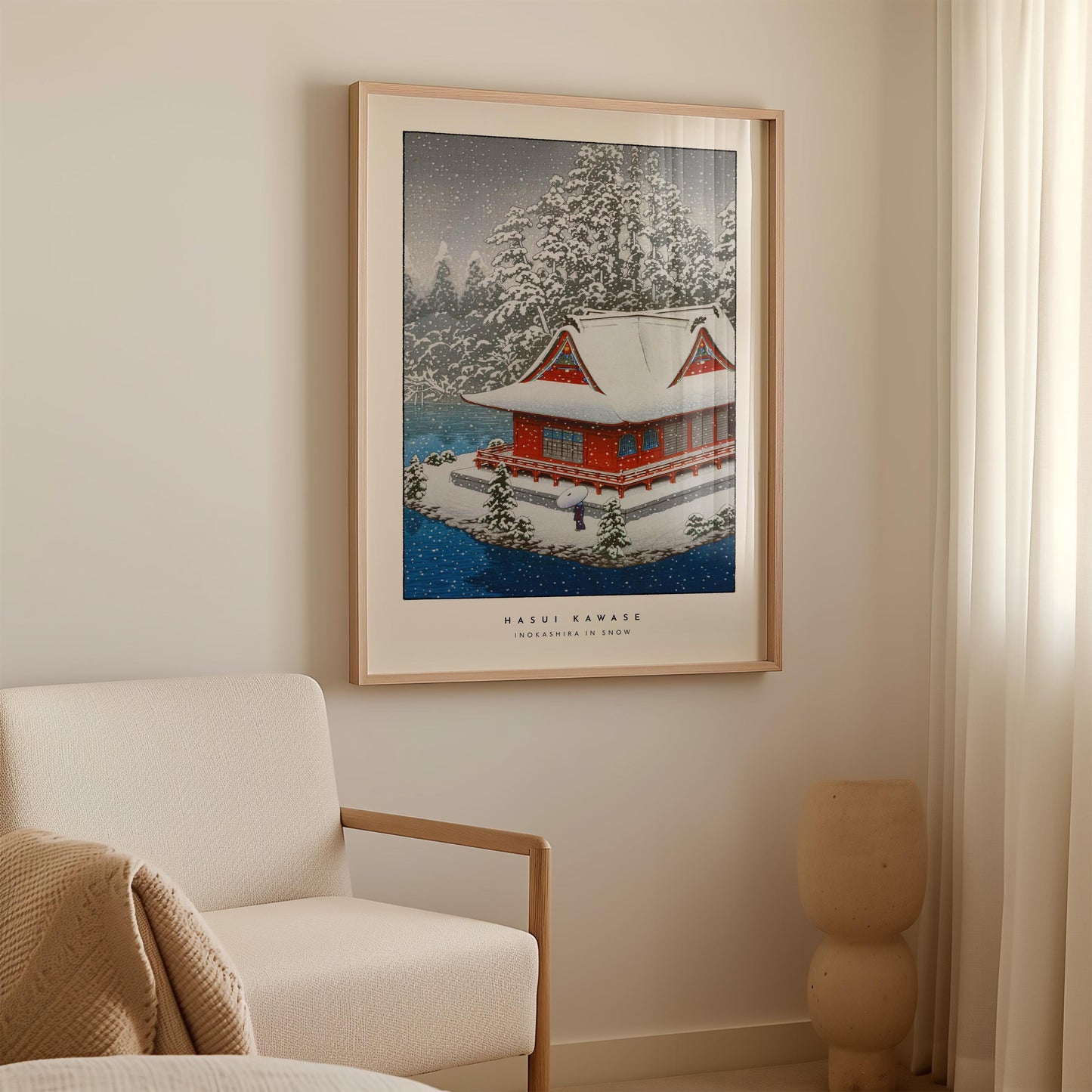 Hasui Kawase - Inokashira In Snow Print