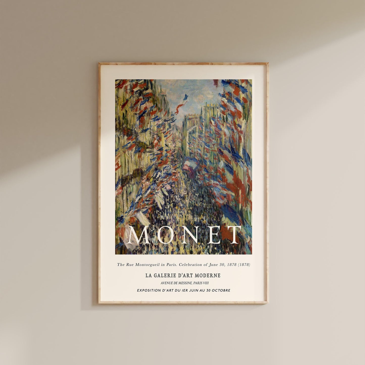 Monet - Paris Celebration Print