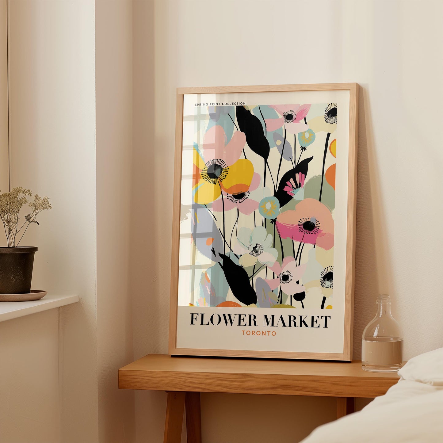 Toronto Flower Market Print