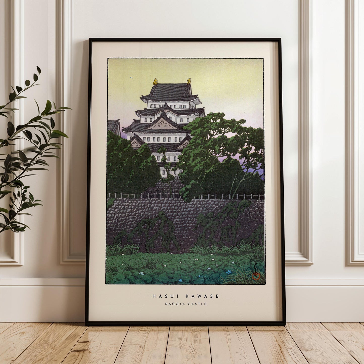 Hasui Kawase - Nagoya Castle Print
