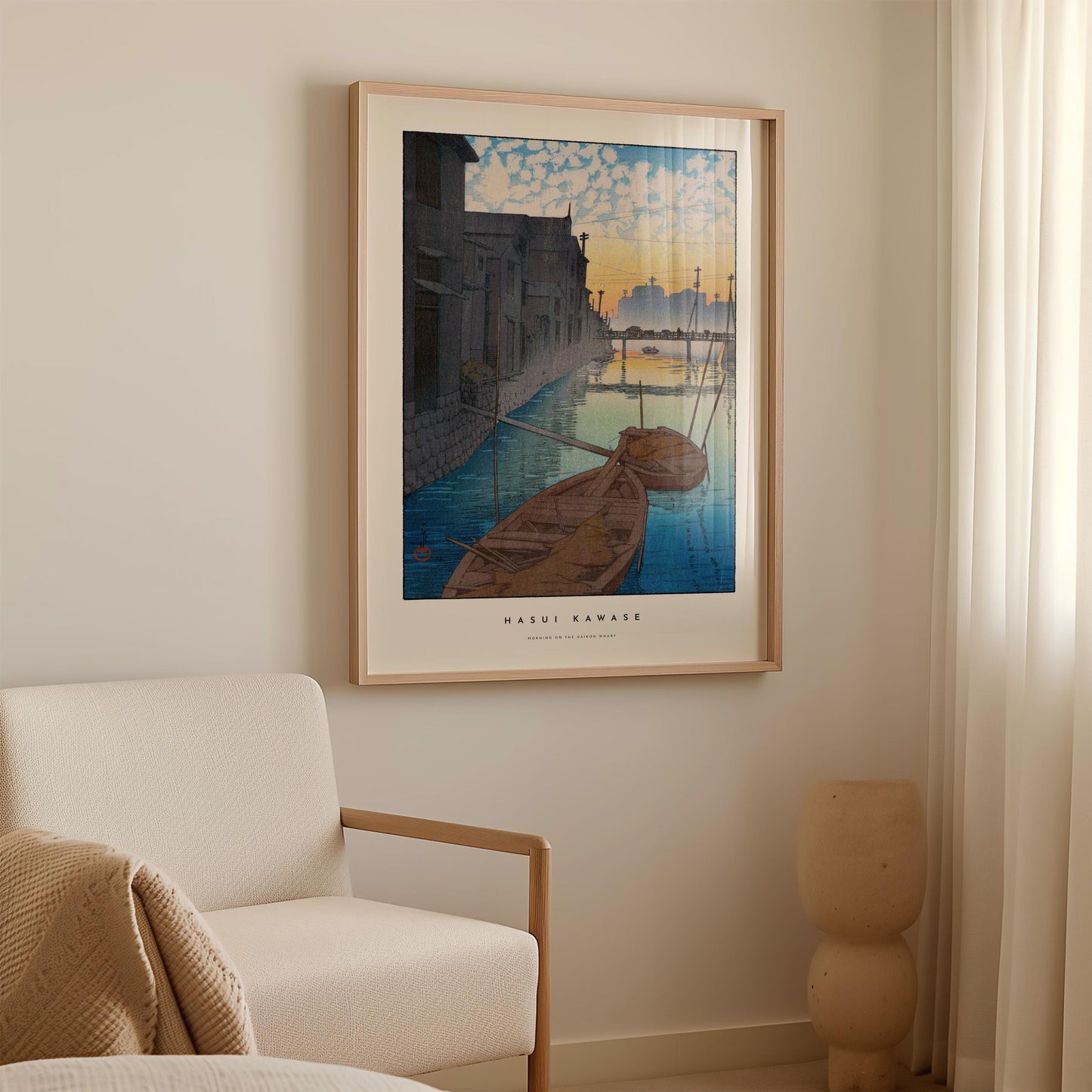 Hasui Kawase - Daikon Wharf Print