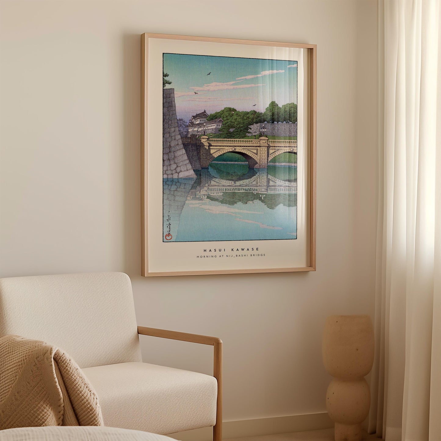 Hasui Kawase - Nij Bashi Bridge Print