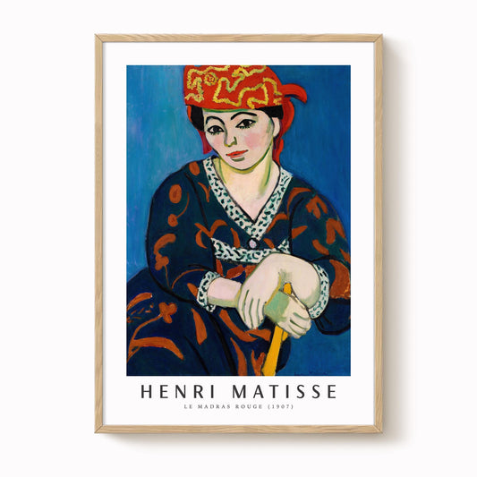 Henri Matisse - The Red Madras Headdress Print