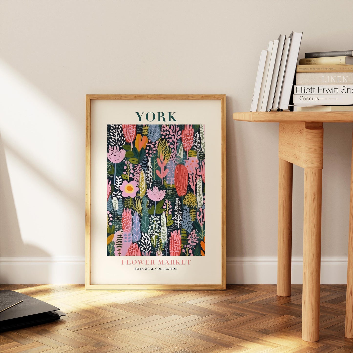 York Flower Market Print