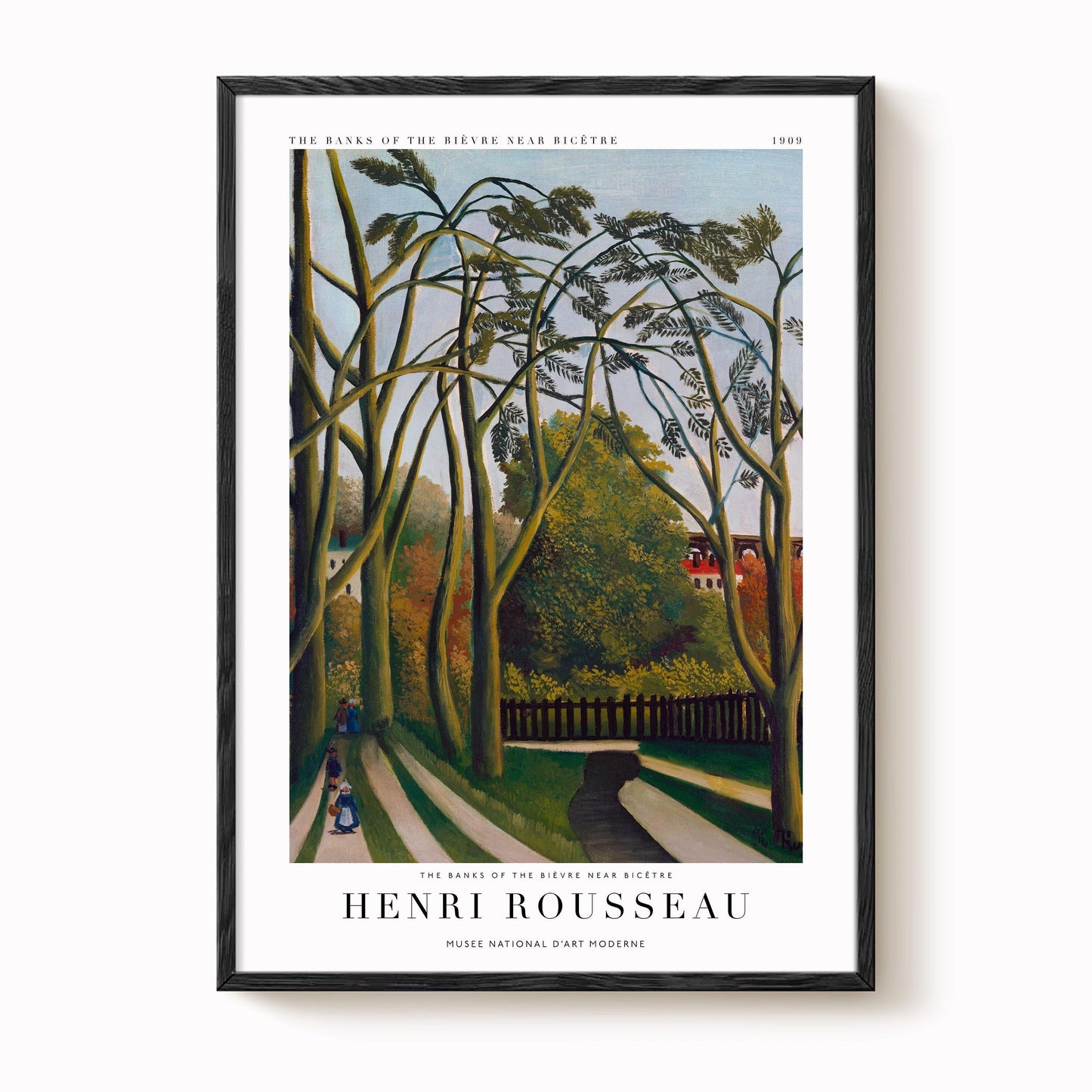 Henri Rousseau - Study for View of the Pont de Sèvres Print