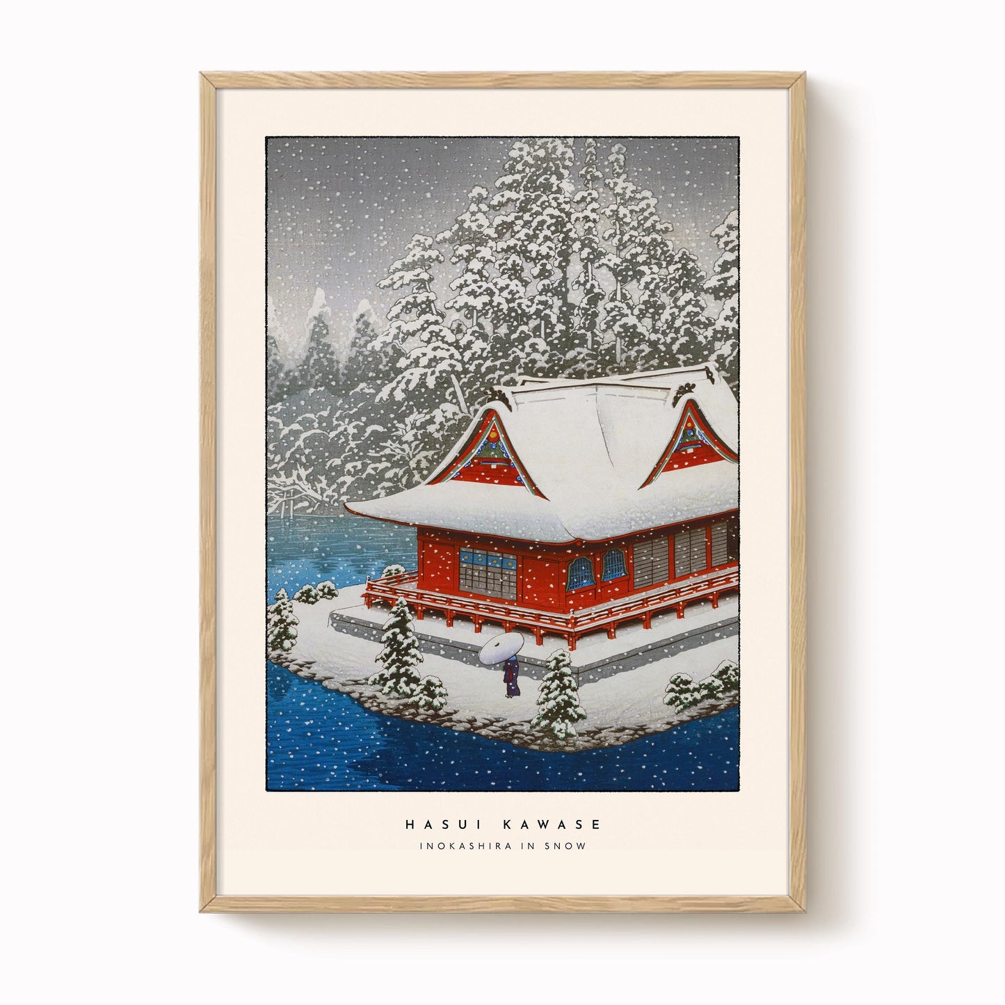 Hasui Kawase - Inokashira In Snow Print